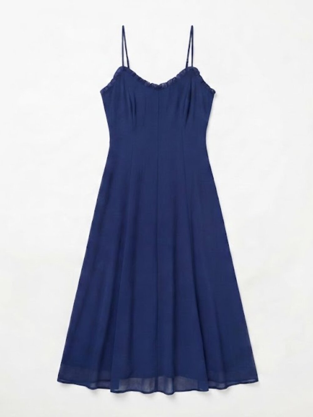 Navy Maxi Formal Dress - Picture 2 of 9